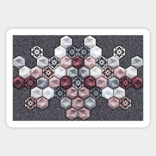 Hexagonal Delight Sticker